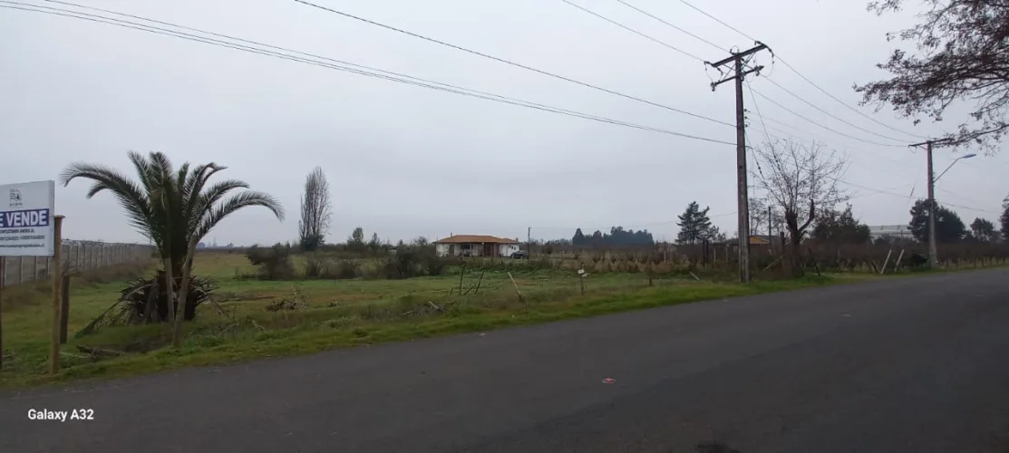 Beautiful Roadside Plot for Sale - Los Guindos Sector, Curicó